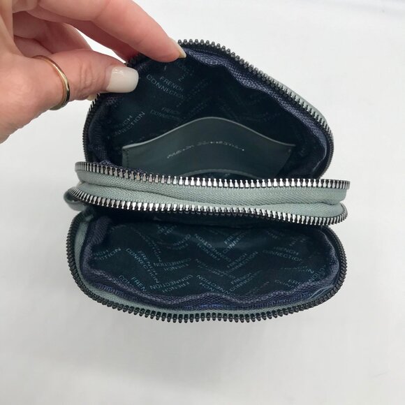 French Connection Light Blue Multi Pocket Crossbody Bag - Picture 10 of 10